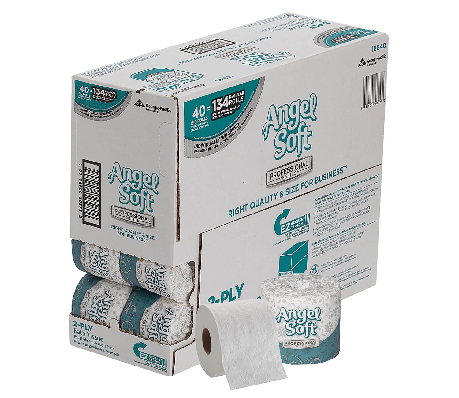 Angel Soft Toilet Tissue – 40 rolls – Progressive Westman